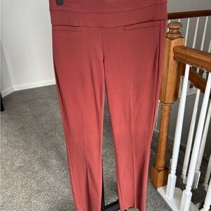 Elegant Rust Skinny Pants